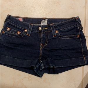 True Religion jean shorts